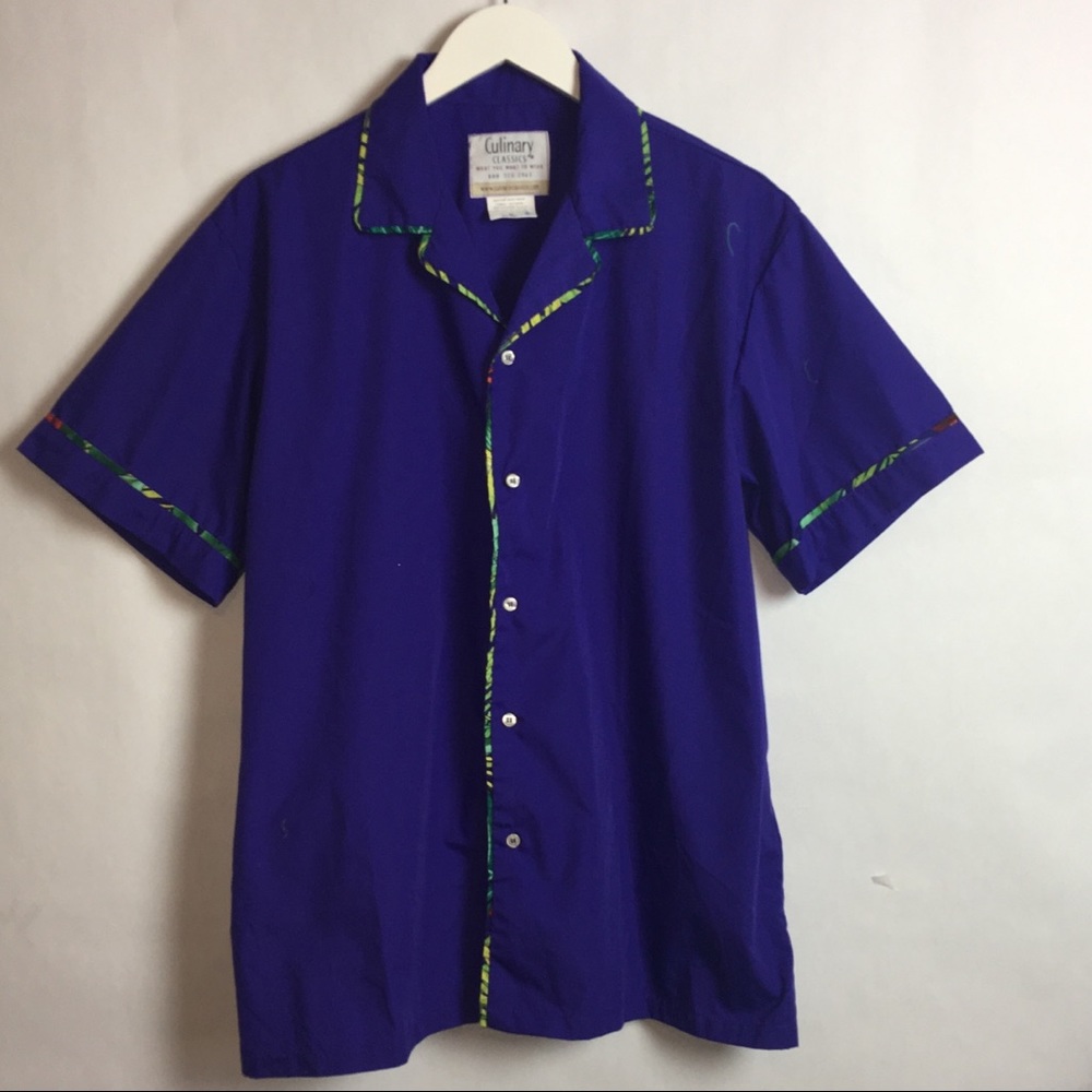 Culinary Classics Men's Button Up Shirt Medium